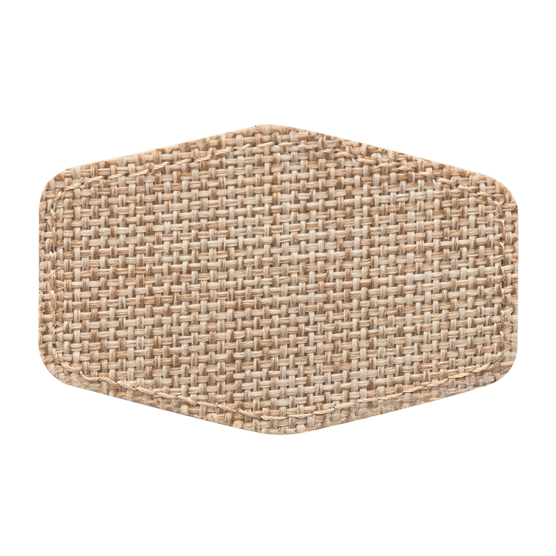 3' x 2' säkkikangas Hex sublimoituva laastari liimalla