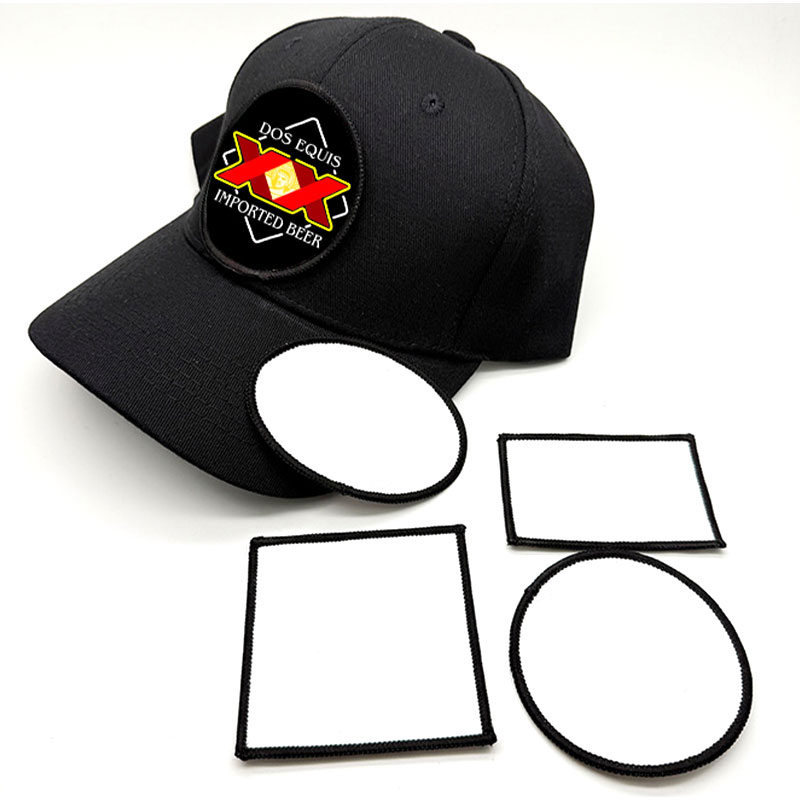 3' pyöreä sublimaatiokangas Merrow Patch liimalla