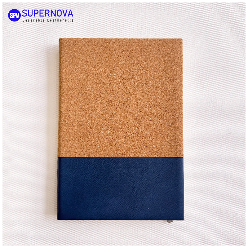 Halkaistu laserleatherette & Canvas -muistikirja Halkaistu laserleatherette & Canvas -muistikirja