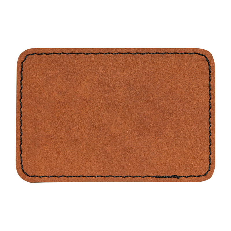 3' x 2' suorakulmion nahkaiset merkit
