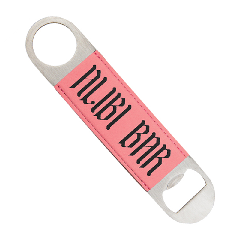 Laserable Leatherette Bottle Opener