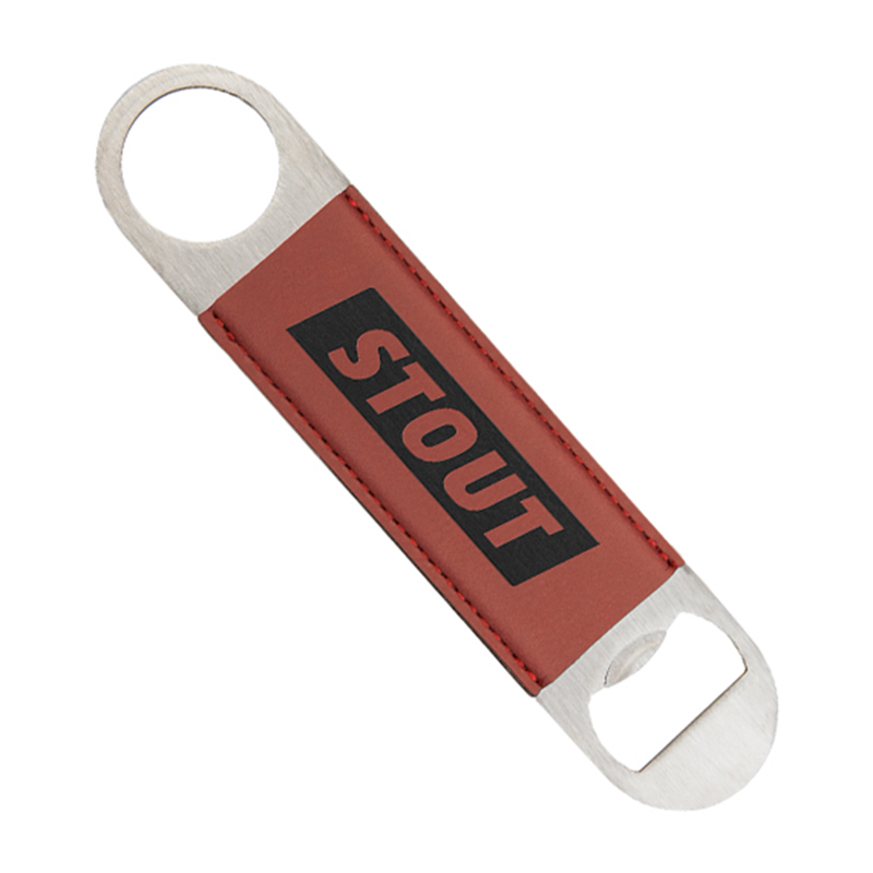 Laserable Leatherette Bottle Opener