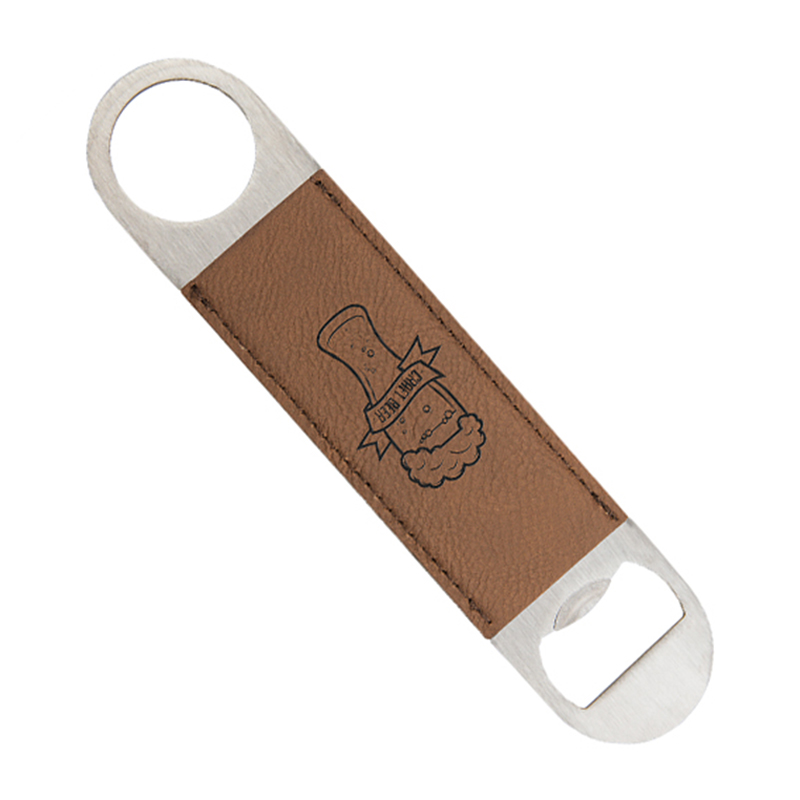 Laserable Leatherette Bottle Opener