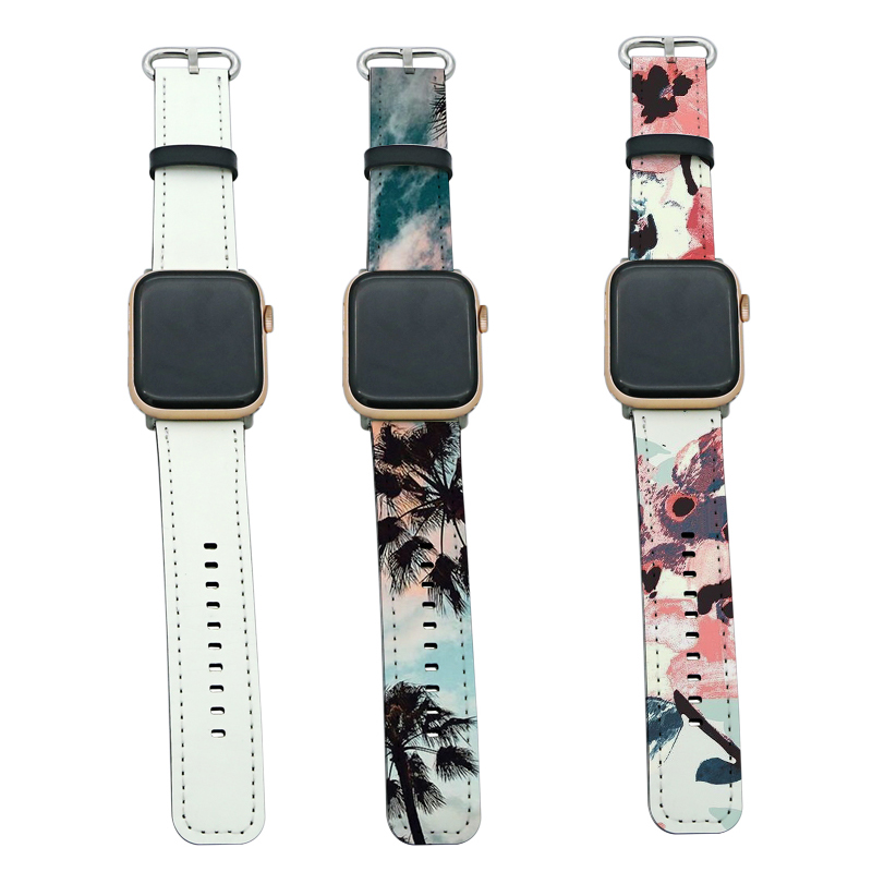 Sublimoitu PU-nahka Apple iWatch -rannekkeet sarjalle 4/5-40mm