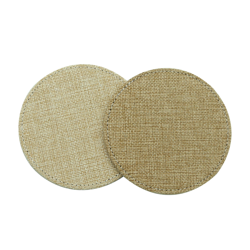 Sublimaatio Juutti Coaster-Round Sublimaatio Juutti Coaster-Round