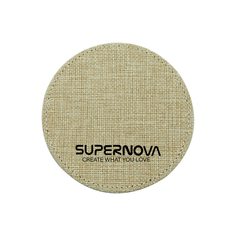 Sublimaatio Juutti Coaster-Round Sublimaatio Juutti Coaster-Round