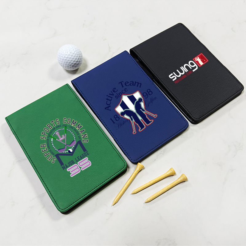 Sublimaationahkainen golftuloskorttipidike