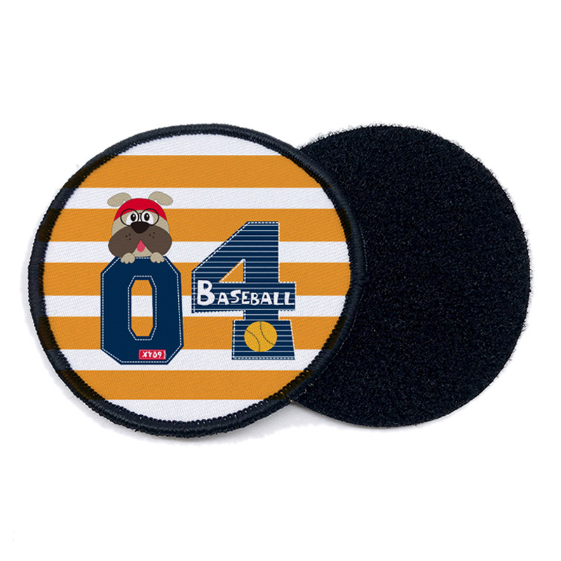 3' pyöreät sublimaationahkamerkit liimalla