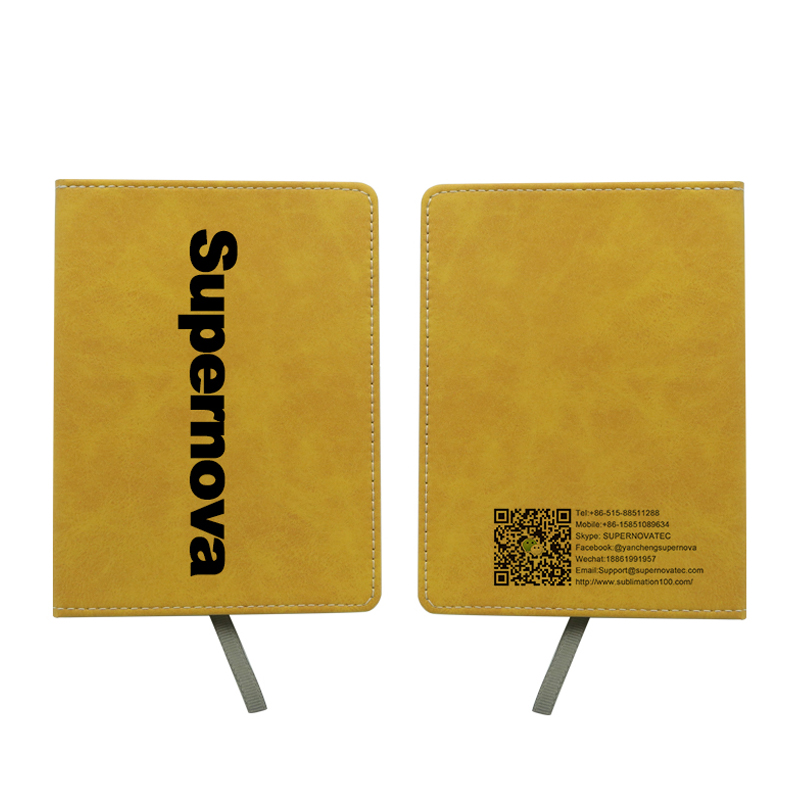 Sublimation Color Leather muistikirja - A4 koko