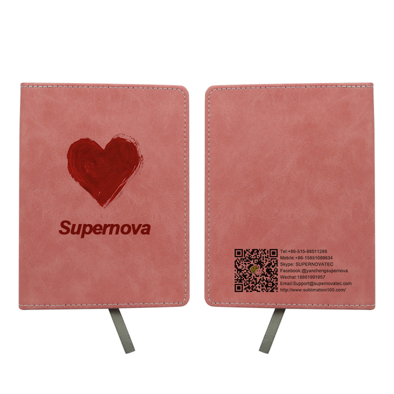 Sublimation Color Leather muistikirja - A4 koko